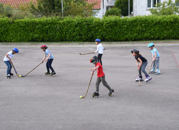 Rink-hockey à l'école de La Fontaine
